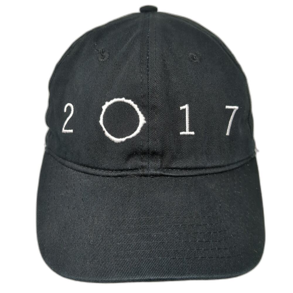 2017 Slideback Baseball Cap Black One Size Adjustable Great American Eclipse
